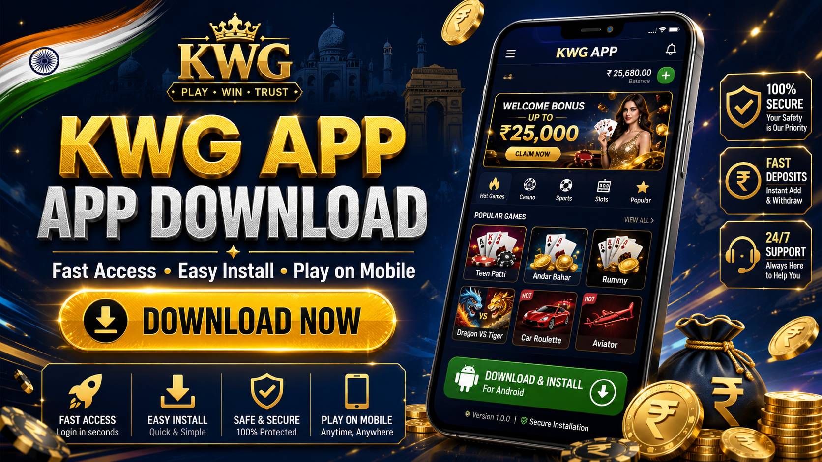Kwg App mobile app experience